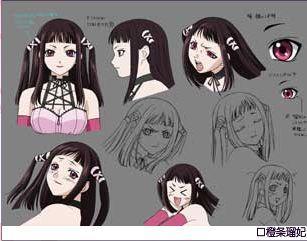 動漫中的經典形象 黑色長直發與齊劉海的魅力